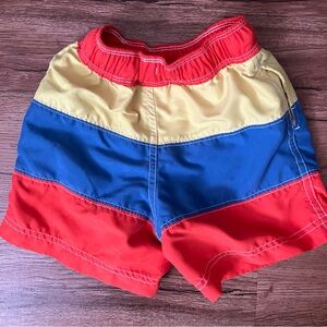 Hanna Andersson Color-block Swim Trunks